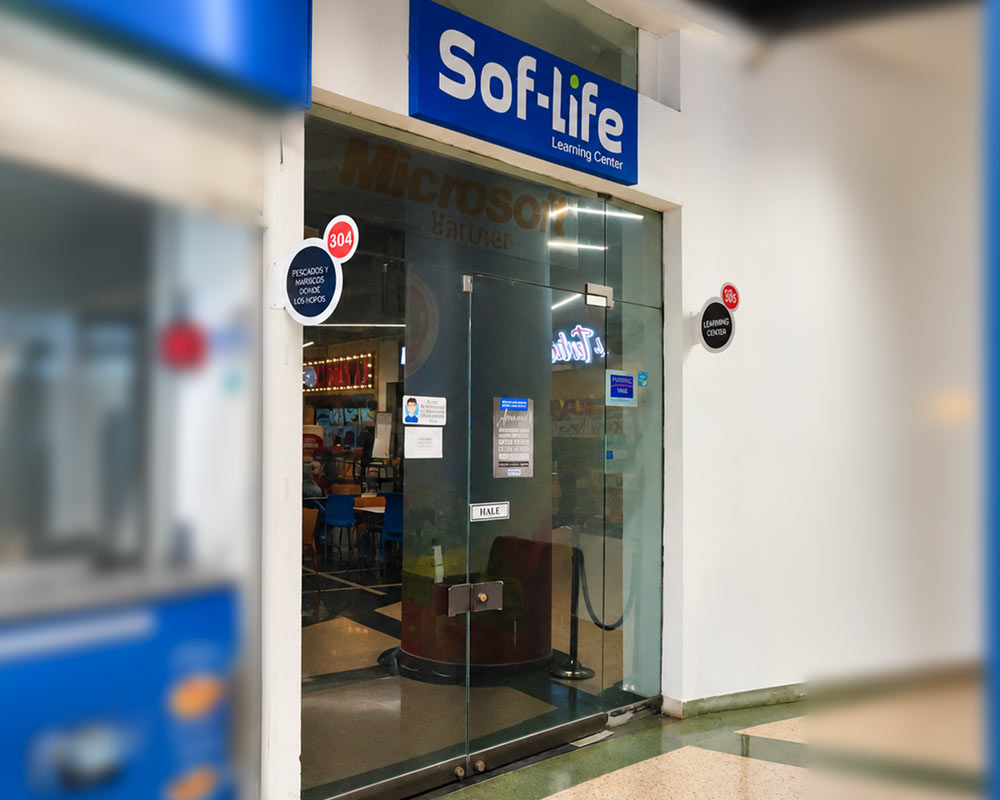 Fachada de Sof-Life Learning Center en Iserra 100
